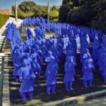 Guerreiros de Terracota no jardim Buddha Eden