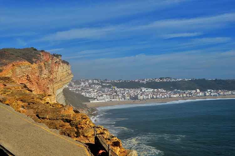 Vista da Nazaré a partir do Sítio